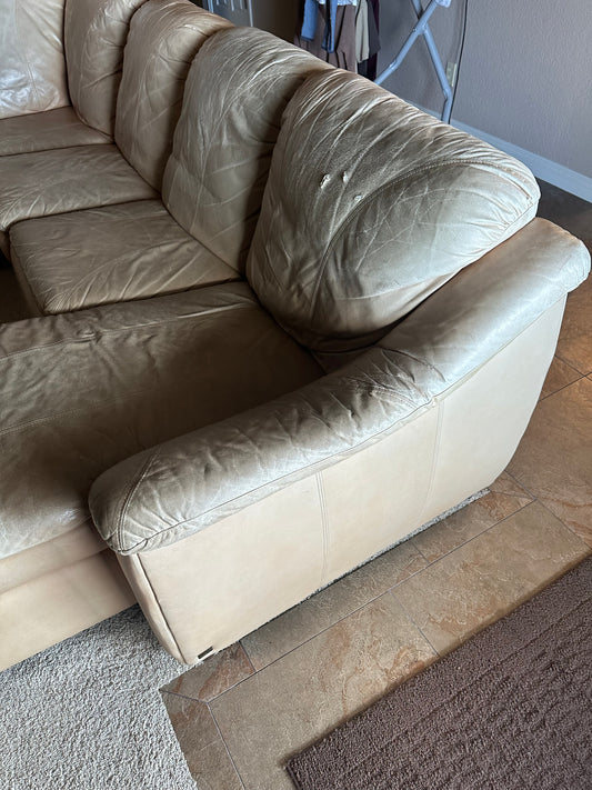 Leather couch